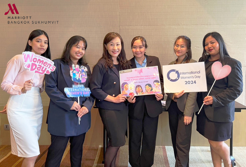 โรงแรมแบงค็อก แมริออท สุขุมวิท จัดกิจกรรมเย็บเต้านมเทียม เนื่องในวัน International Women’s Day 2024 กับบริษัท ซาบีน่า จำกัด (มหาชน)