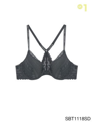 SABINA  Maggie Mae Call Me Your Darling Wired Bra Style No.SBT1118 - Dark  Grey