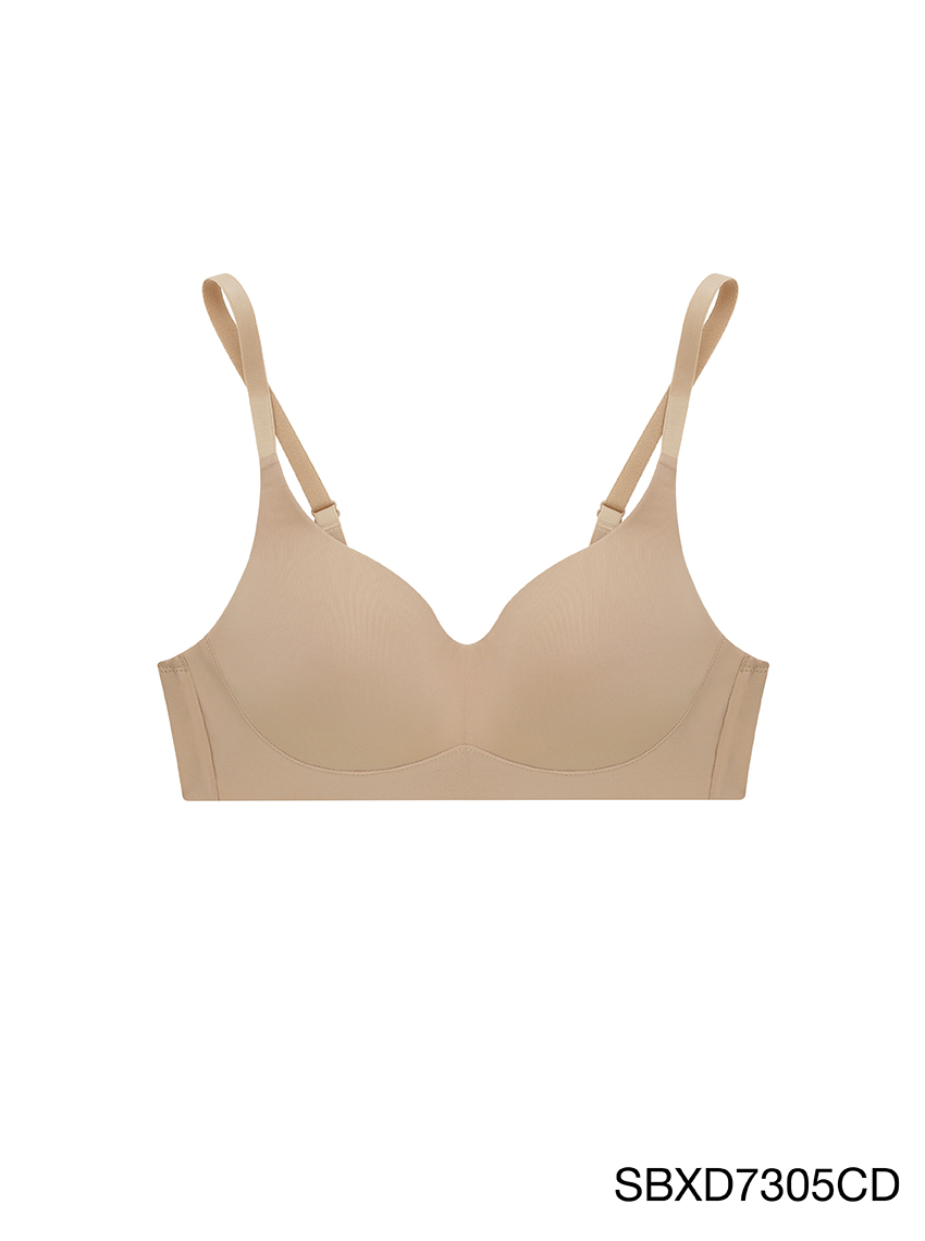 strapless brown bra